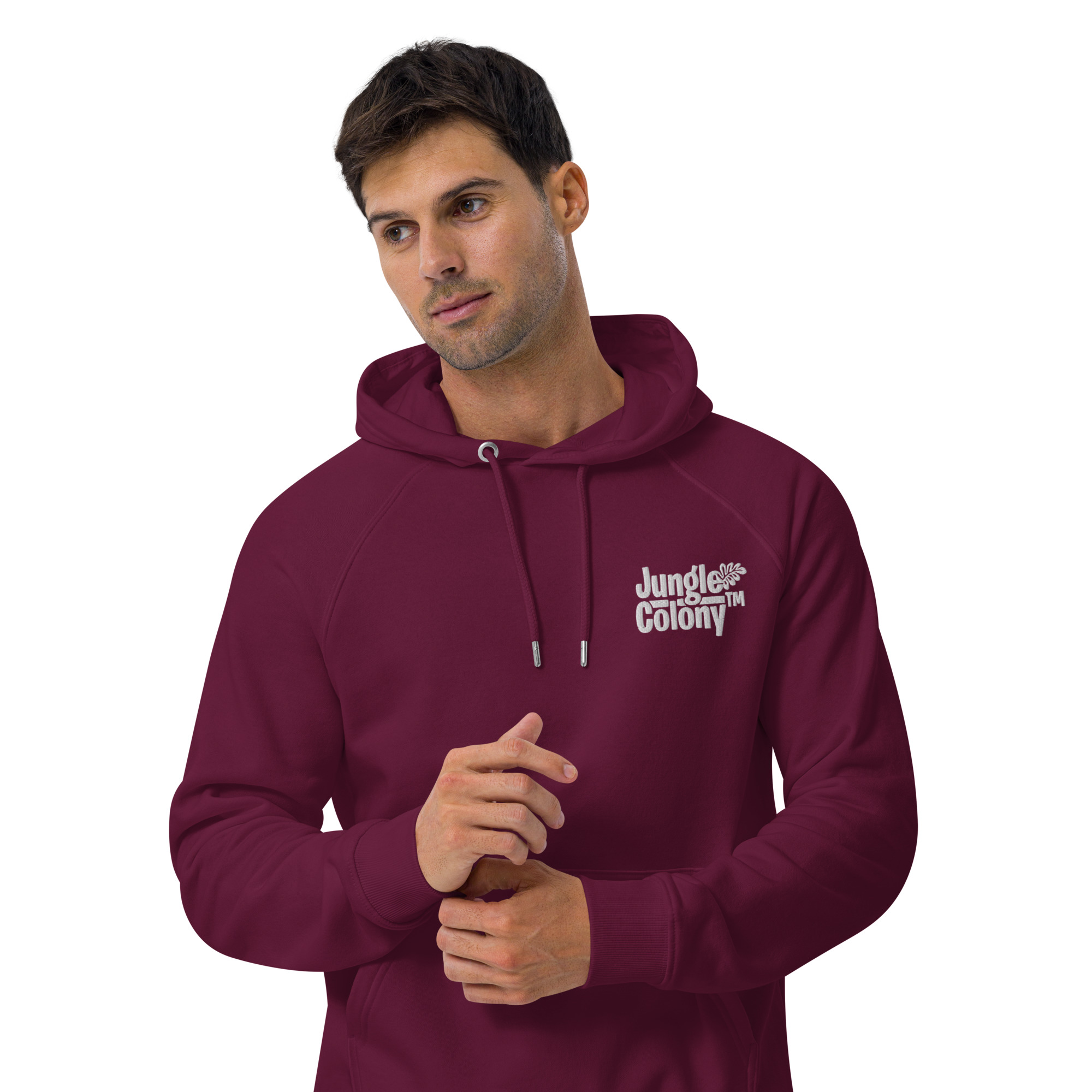 unisex-eco-raglan-hoodie-burgundy-front-3-6420086c86dab.jpg